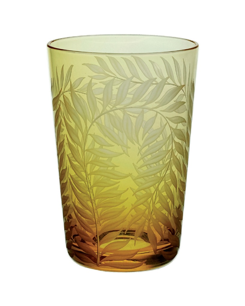 Feuilles - Tumbler 125 Mm Mandalina Renkli Bardak